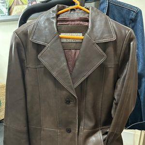 leather women jacket